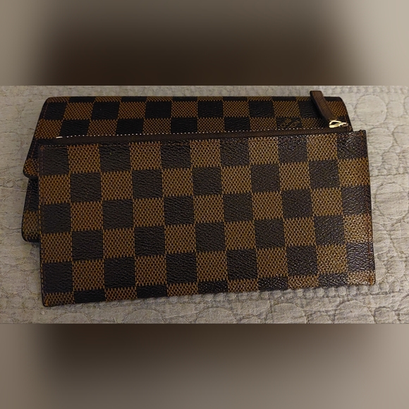 LOUIS VUITTON *Vintage Portefeuille Ron Modular long wallet M10098 Damier canvas - Picture 3 of 9